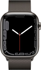 Apple Watch Stainless Steel Case, Milanese Loop